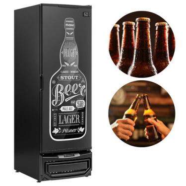 Imagem de Cervejeira Refrigerador Vertical 570 Litros GCB-57 PR Porta Cega Preta