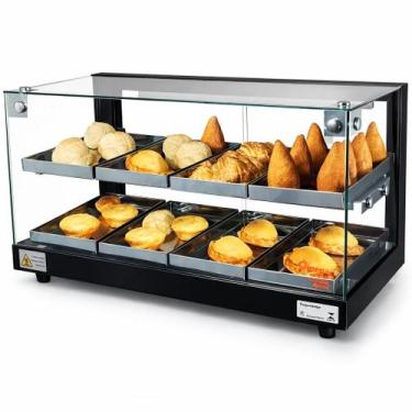 Imagem de BD8 - Estufa Beta para salgados com 8 bandejas Dupla Preto - 220V - Om