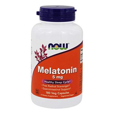 Imagem de NOW Foods Melatonina 5 mg, 360 cápsulas