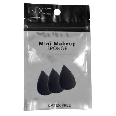 Imagem de Indice Tokyo - 3 MINI ESPONJAS PARA MAQUIAGEM - Preto - Esponja - Gota - Blendear maquiagem, aplicar base ou corretivo, alcançar diferentes níveis de cobertura