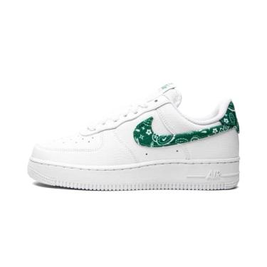 Imagem de Nike Womens WMNS Air Force 1 Low '07 Essen DH4406 102 Green Paisley - Size 7W