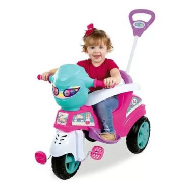 Triciclo Infantil Avespa Motoquinha Com Empurrador Motoca De Empurrar Maral  Para Criança em Promoção na Americanas