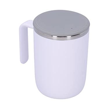 Imagem de Caneca de auto-agitação, caneca de café de aço inoxidável multiuso de 360 ML para leite para escritório para casa para café para chá para chocolate quente para viagens