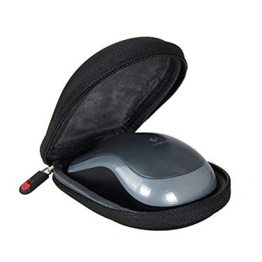 Imagem de Hermitshell Para mouse móvel sem fio Logitech M185 M186 viagem EVA capa protetora rígida bolsa de transporte capa da Hermitshell