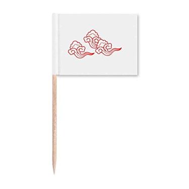 Imagem de Cloud Happiness Happiness Tradition Palito de Dente Marcador Topper Decoração de Festa