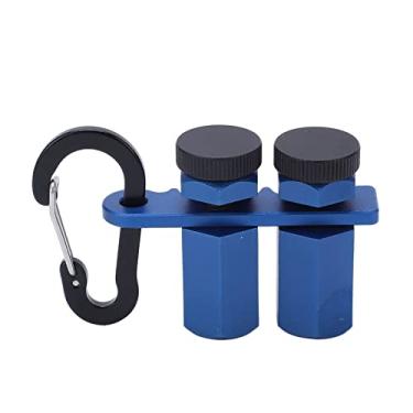 Imagem de Medidores de Escada para Esquadria de Moldura, Gabarito de Moldura para Escada Medidor de Escada Em Liga de Alumínio Medidor Plano Hexagonal Com Parafuso de Polegar, para Esquadria de Moldura e (Azul)