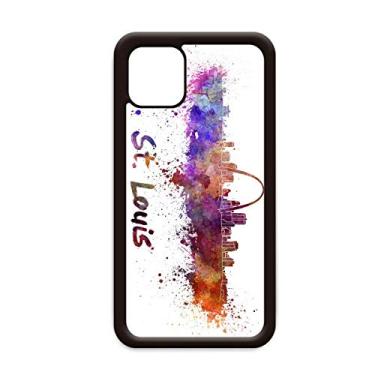 Imagem de Capa St.Louis America Cidade Aquarela para iPhone 11 Pro Max para Apple Mobile Case Shell