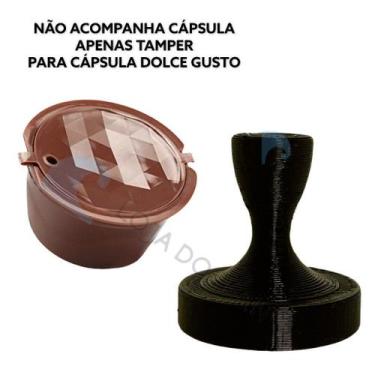 Imagem de Tamper Socador Cápsula Dolce Gusto Reutilizável Café Preto - Designjea