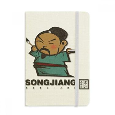 Imagem de Caderno de desenho The Outlaws Of Marsh Songjiang oficial de tecido capa dura diário clássico