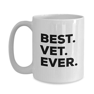 Imagem de Caneca veterinária – Melhor xícara de café veterinária – Presentes para mulheres e homens – Assistant Tech School Vietnã estudante graduação técnica pré estudantes escritório coreano assis