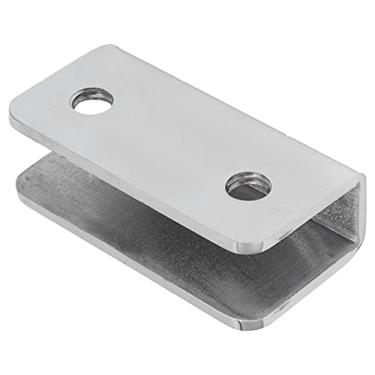 Imagem de Suporte para Copo, Retangular Compacto 60x30mm Grampo de Vidro Durável para Portas de Vidro de 8 a 12 Mm de Espessura