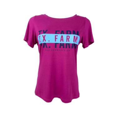 Imagem de Camiseta Feminina Viscose Texas Farm Ref. - Cf159 - Escolha A Cor - Te