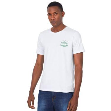 Imagem de Camiseta Masculina Silk Overcome Your Limits Polo Wear Branco