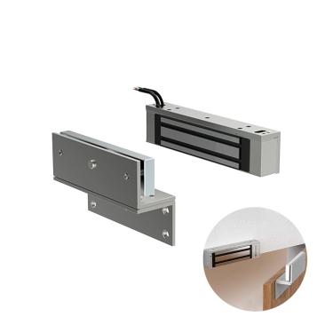 Imagem de Conjunto Universal Fechadura Eletroima 150 Kgf Cinza