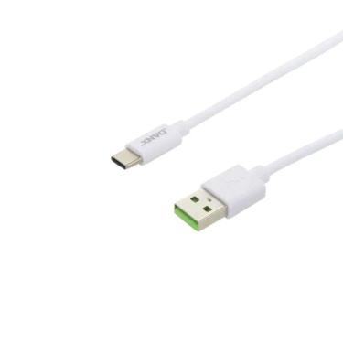 Imagem de Cabo Tipo C Para Smartphone 2.4a Branco 2 Metros Danx Du120t