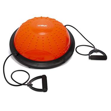 Imagem de Meia Bola de Equilíbrio - 46cm Diametro, LARANJA - LiveUp Sports