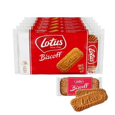 Imagem de 80 Biscoitos - 5 Pacotes X 16 - Lotus Biscoff