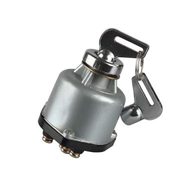 Imagem de MIDIYA 8944025000 Isuzu Interruptor de ignição com 6 terminais escavador de fio 2 chaves 4 posições para máquinas agrícolas de motor diesel, empilhadeira, trator, máquinas de construção, peças de