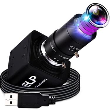 Imagem de Câmera USB de 8 MP com zoom de 2,8 a 12 mm, webcam, foco variável, câmera para PC, mini UVC USB2.0 USB com câmera para computador, IMX179, zoom manual, câmera web varifocal para laptop Raspberry Pi