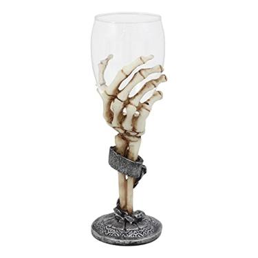 Imagem de Ebros Grasp of the Dead Eternal Slave Skeleton Hand Wine Cálice Bebida Cálice Para Todas As Bebidas Festa de Halloween Hospedagem de Coleção Mórbida Underworld Crânios, Esqueletos e Ossos de Terror Decoração