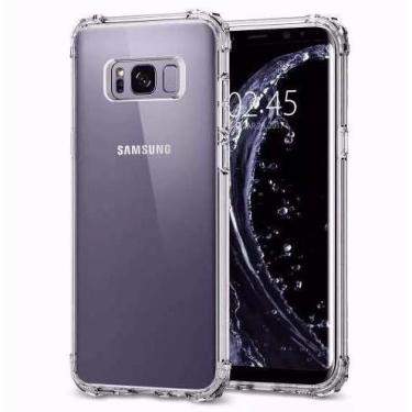 Imagem de Capa para Samsung Galaxy S8 anti-impacto TPU transparente borda reforçadas anti-choque