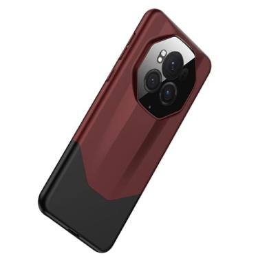 Imagem de LTLMYDAM Capa para Honor Magic 6 Pro, capa protetora para câmera, encaixe magnético à prova de choque, leve, proteção antiqueda, capa de telefone ultrafina, vermelha