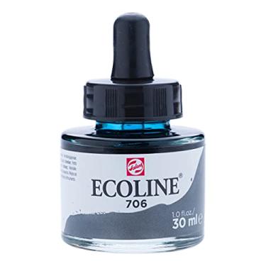 Imagem de Ecoline Garrafa de aquarela líquida 30 ml cinza escuro 706 (11257061)
