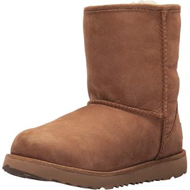 Imagem de Bota infantil UGG Classic Short II WP, Chestnut, 6 Big Kid