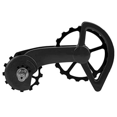 Imagem de Polia De Bicicleta De Metal E Cerâmica MOUMOUTEN - Desviador Traseiro De Polia, Roda Guia De Polia De Bicicleta, Polia De Ciclismo De Metal Para Uma Experiência De Ciclismo Ideal(preto)