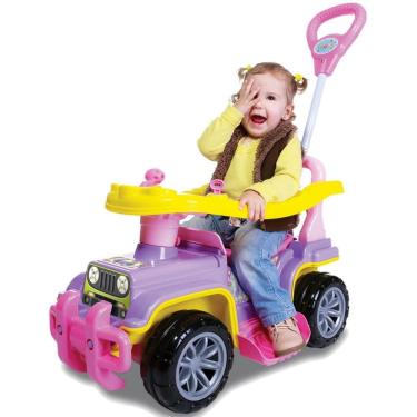 Imagem de Carrinho de Passeio com Empurrador Maral Jip Jip Menina +9m