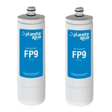 Imagem de Kit 2 Refil Filtro Purificador FP9 para Docol Bica Mesa, Misturador e 