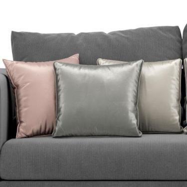 Imagem de Kit com 3 Capas Luxuosas para Almofadas Várias Cores 44x44 - ARADECOR,