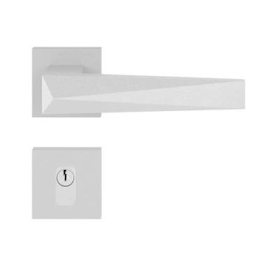 Imagem de Fechadura Ascot Branco Texturizado Banheiro - Pado