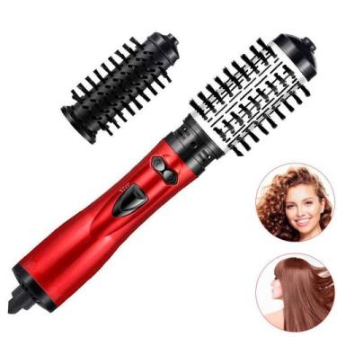 Imagem de Escova Rotativa 2 Em 1 Cabelo Liso Rotativo Profissional Beleza - DESE