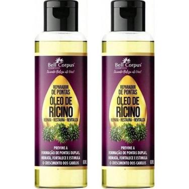Imagem de Kit 2 Tratamento Capilar Reparador de Pontas Óleo de Rícino 60ml - Bel