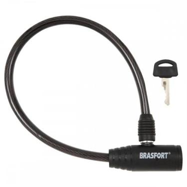 Imagem de Cadeado Para Bicicleta Brasfort Com Chave 8Mm X 40Cm - 7015