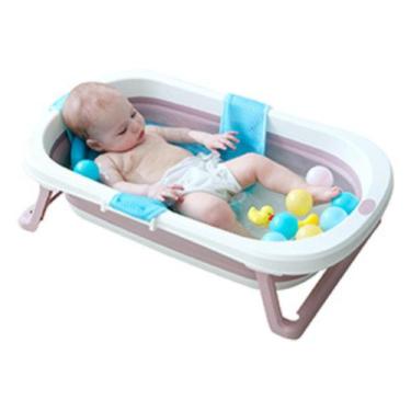 Imagem de Rede Infaltil Para Banheira - Baby Pil, Azul