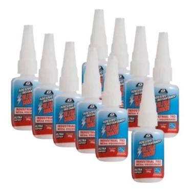 Imagem de Cola Adesiva Instantânea 793 Secagem Rapida 20g / 10 Unidade - PROMABO