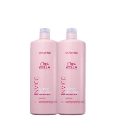 Imagem de Kit Wella Professionals Invigo Blonde Recharge - Shampoo Desamarelador