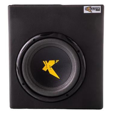 Imagem de Caixa amplificada mini slim subwoofer 8 300w rms exclusive