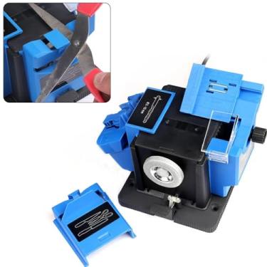 Imagem de Afiador de brocas universal 65W 15-50° Máquina de afiar multitarefas para faca, cinzel, tesoura, cortador de afiador elétrico, ferramentas rotativas de moagem