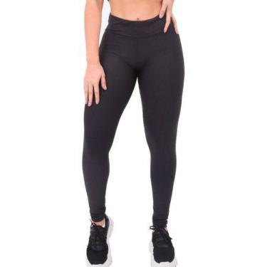Imagem de Legging Lisa Cos Alto Suplex Feminino/masculino Ginástica - GFMODAS, P