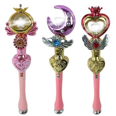 Imagem de Varinha Magica Encantada Brinquedo Infantil Luz E Som - Castela