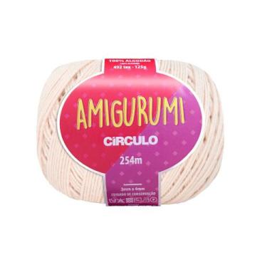 Imagem de Fio Linha Amigurumi Círculo para Crochê e Artesanato - 125g 254m Tex 4