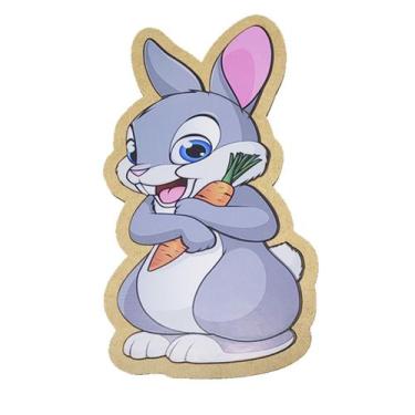 Imagem de Brinquedo Infantil Educativo Quebra Cabeça Coelho Madeira Mdf - ATACAD