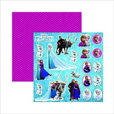 Imagem de Papel Scrap Festa Disney Frozen 2 Recortes Sdfd100 - Toke E Crie