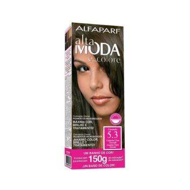 Imagem de Coloração 5.3 Caramelo Castanho Claro Dourado Alta Moda