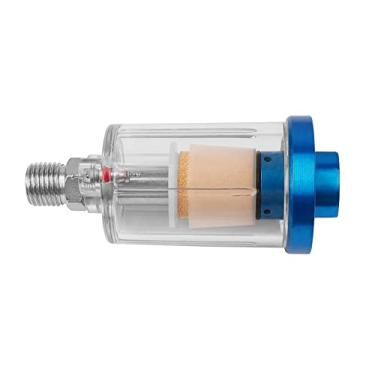 Imagem de Vislone Mini separador de óleo de água de 1/10.2 cm filtro de mangueira de ar em linha compressor pulverizador de pintura pneumática filtro de ferramenta de pulverização de pintura