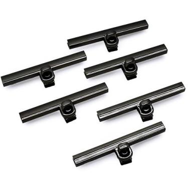 Imagem de Fecho de Metal Giratório 463019 Círculo - 6 Unidades, PRETO