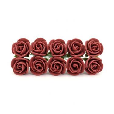 Imagem de Mini Rosas de EVA Rosinha  Raminhos com Flores Delicadas para Decoraçã